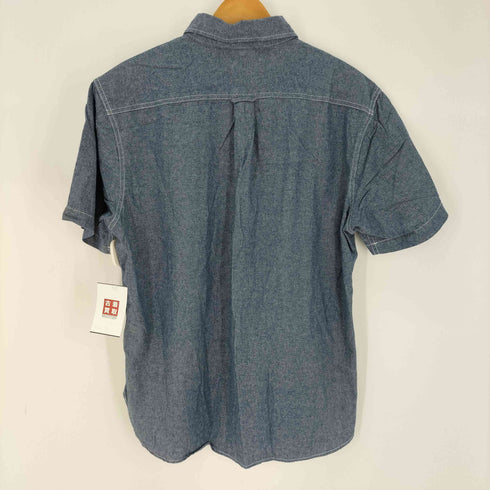 チャムス CHUMS Yarn-Dyed Chambray S/S Shirt 半袖 シャンブレー シャツ メンズ import:XL