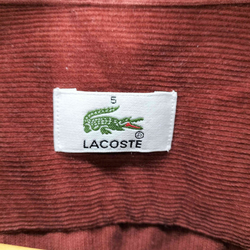 ラコステ LACOSTE コーデュロイ ボタンダウンシャツ レディース 5
