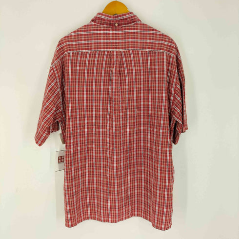 トミーヒルフィガー TOMMY HILFIGER シアサッカー 半袖 ボタンダウンシャツ メンズ import:XL