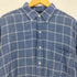 ラルフローレン RALPH LAUREN 90s BLAKE リネン ボタンダウン チェック 長袖シャツ メンズ import:L