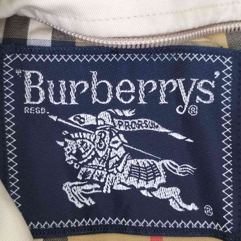 バーバリーズ BURBERRYS ノバチェックライナー付き 比翼ステンカラーコート メンズ 36 SHORT