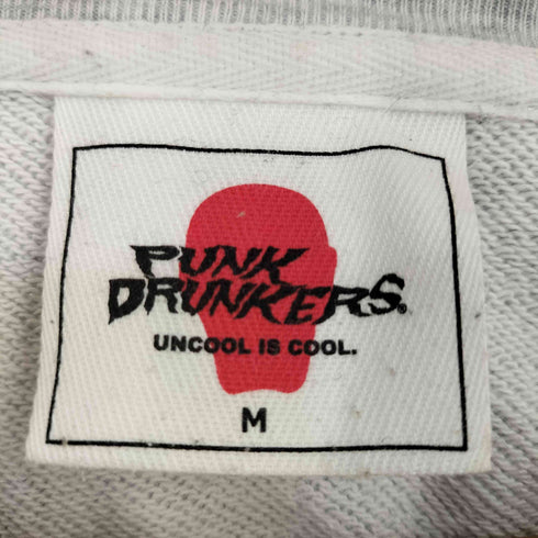 パンクドランカーズ PUNK DRUNKERS あいつ手振り刺繍BIGトレーナー メンズ M