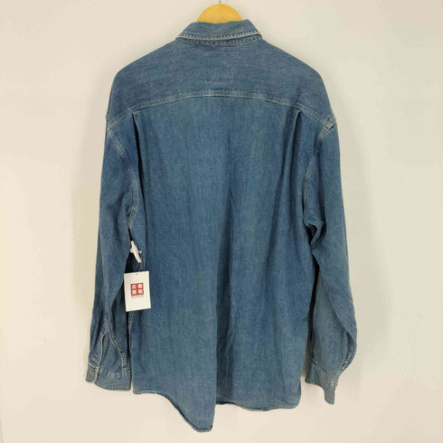 バナナリパブリック BANANA REPUBLIC TRAVEL 香港製 デニムシャツ メンズ import:XL