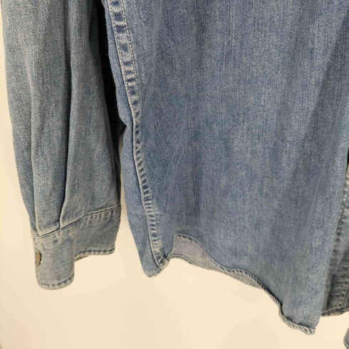 バナナリパブリック BANANA REPUBLIC TRAVEL 香港製 デニムシャツ メンズ import:XL