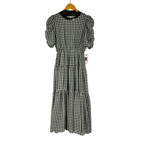 トッコクローゼット tocco closet ギンガムチェック ティアードワンピース レディース JPN:M