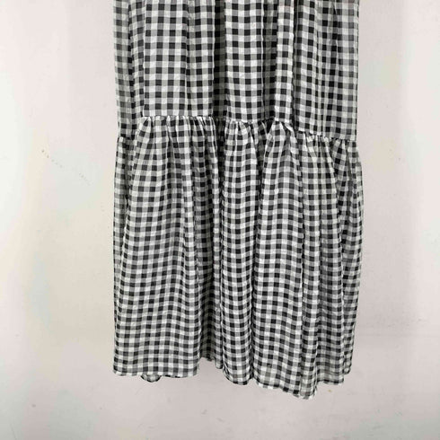 トッコクローゼット tocco closet ギンガムチェック ティアードワンピース レディース JPN:M