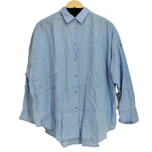 ユーバイスピックアンドスパン U by SPICK&SPAN 25SS 80リネンカシュクール ビッグシャツ レディース