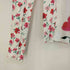 デシグアル Desigual White blouse with floral print フラワープリント インサイドアウト リブ L/S カットソー レディース import:S