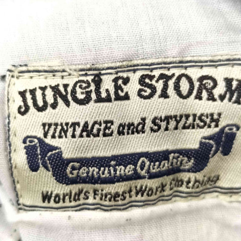 ジャングルストーム JUNGLE STORM ペイント加工 オーバーオール メンズ S