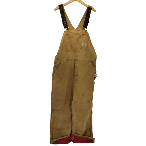 カーハート Carhartt 70s ユニオンチケット プリントタグ ダック ダブルニー オーバーオール メンズ