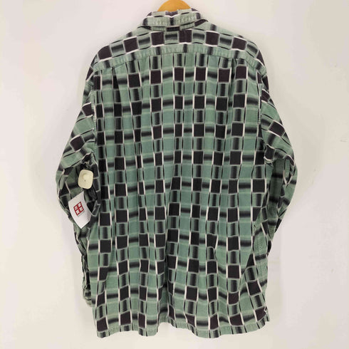ダブルアールエルラルフローレン RRL RALPH LAUREN 00s コットンカジュアルチェックL/Sシャツ メンズ import:XL