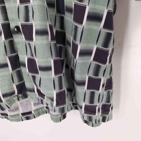 ダブルアールエルラルフローレン RRL RALPH LAUREN 00s コットンカジュアルチェックL/Sシャツ メンズ import:XL