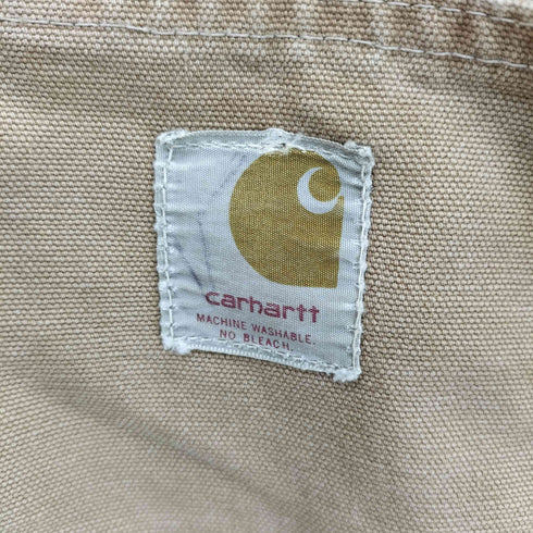 カーハート Carhartt 90s 裏地キルティング 裾ジップ ダック ダブルニー オーバーオール メンズ