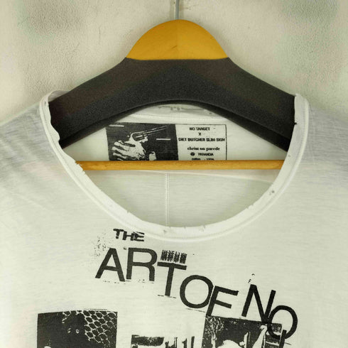 ダイエットブッチャースリムスキン DIET BUTCHER SLIM SKIN NO TARGET フロントプリント S/S Tシャツ y2k メンズ
