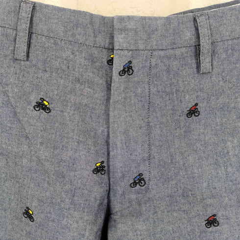 ポールスミス Paul Smith 総柄 自転車 刺繍 ハーフパンツ メンズ M