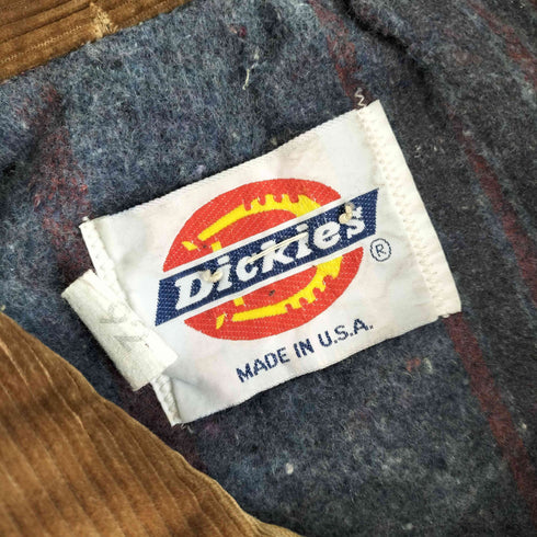 ディッキーズ Dickies 80s USA製 ダック地 ブランケット カバーオール チョアコート メンズ import:L