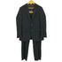 スーツセレクト SUIT SELECT 【CLASSICO TAPERED】【秋冬】2釦シングルスーツ 1タック/ネイビー×グレンチェック/RE:NEWOOL メンズ AB6