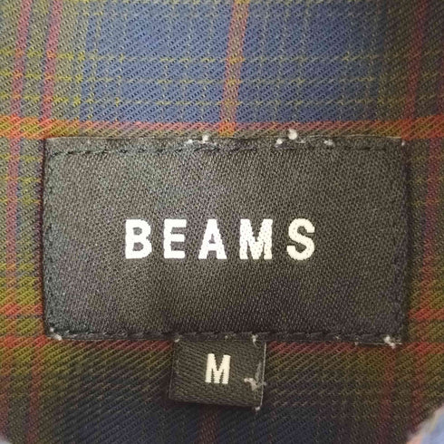 ビームス BEAMS テトロンレーヨン イージー ミニレギュラーシャツ メンズ JPN:M