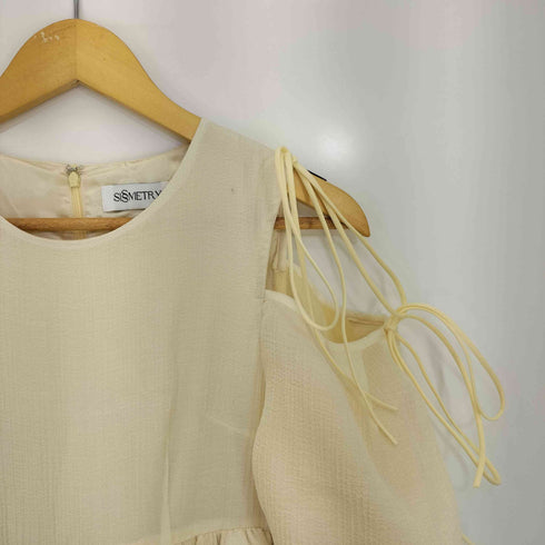 SISMETRY 25ss 2wayシアーパフドレス レディース FREE
