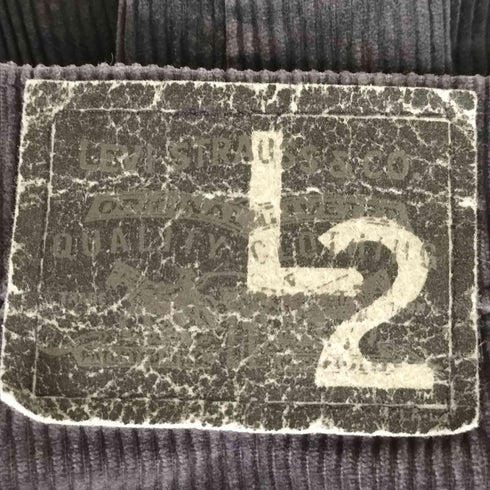 リーバイス Levis ボタン裏977 L2 シルバータブ 5ポケット 細畝コーデュロイパンツ メンズ