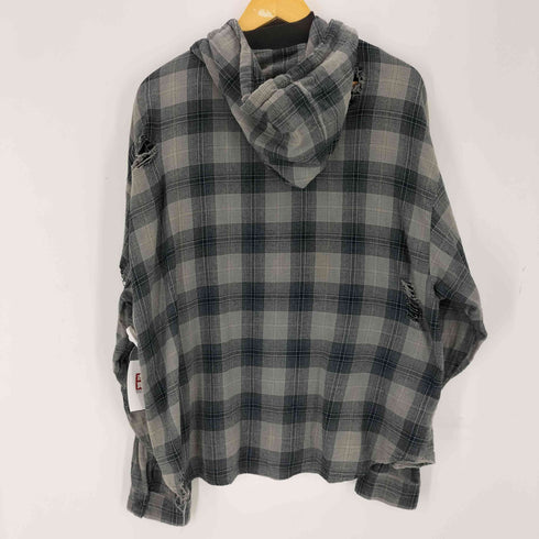 ナインティナインティ 9090 Damage Ombre Shirts Hoodie メンズ JPN:L