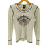 ハーレーダビッドソン HARLEY-DAVIDSON USA製 両面プリント サーマル ワッフル L/S カットソー Tシャツ ロンT ラインストーン Y2K コピーライト2011 レディース