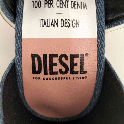 ディーゼル DIESEL オープン トゥ デニム ハイヒール レディース EUR:37