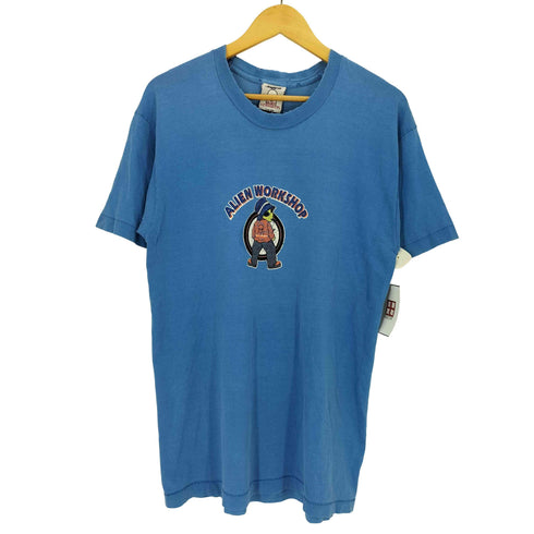 ALIEN WORKSHOP 90S USA製 袖裾シングル 両面プリント クルーネックTシャツ メンズ import:L
