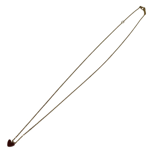 AHKAH ティランハート(レッド) ネックレス 18K レディース