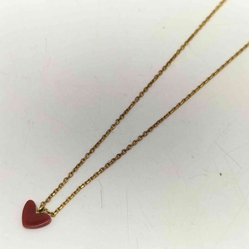 AHKAH ティランハート(レッド) ネックレス 18K レディース
