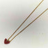AHKAH ティランハート(レッド) ネックレス 18K レディース