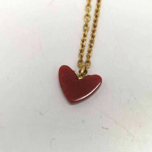 AHKAH ティランハート(レッド) ネックレス 18K レディース