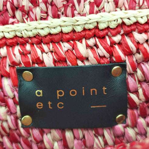 【a point etc】チェーンショルダーバッグ / 天然草木(ラフィア) レディース