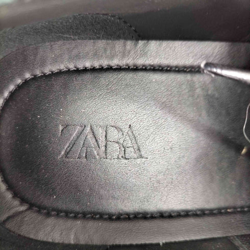 ザラ ZARA プレーントゥ レースアップ シューズ メンズ EUR:44