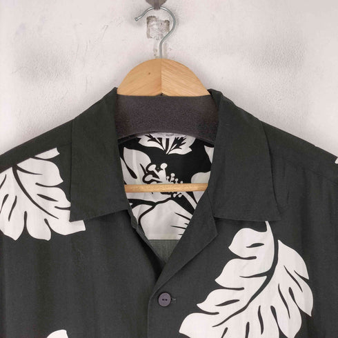 アダムエロペ Adam et Rope S/S 開襟 レーヨン アロハシャツ メンズ import:L