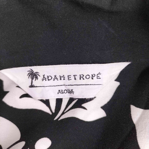 アダムエロペ Adam et Rope S/S 開襟 レーヨン アロハシャツ メンズ import:L