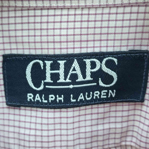 チャップスラルフローレン CHAPS RALPH LAUREN バンドカラー L/S チェックシャツ メンズ
