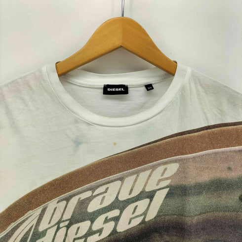 ディーゼル DIESEL brave diesel グラデーション プリント Tシャツ メンズ import:XS