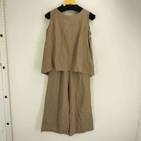 アイテムズアーバンリサーチ ITEMS URBAN RESEARCH リネンタンクトップパンツセットアップ レディース FREE