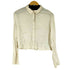 ザラ ZARA クロップドサテンシャツ レディース import:S
