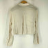 ザラ ZARA クロップドサテンシャツ レディース import:S