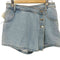 ザラ ZARA デニムラップスコート レディース M