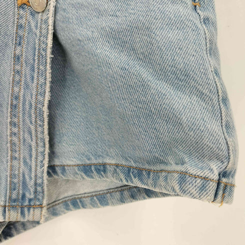 ザラ ZARA デニムラップスコート レディース M