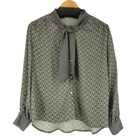 ragout 総柄 L/S シャツ レディース import:L