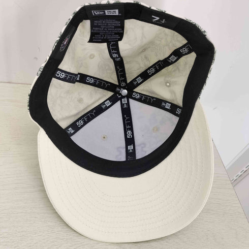 ニューエラ NEW ERA 59FIFTY Spring Floral クロームホワイト ベースボールキャップ メンズ 7 4/1