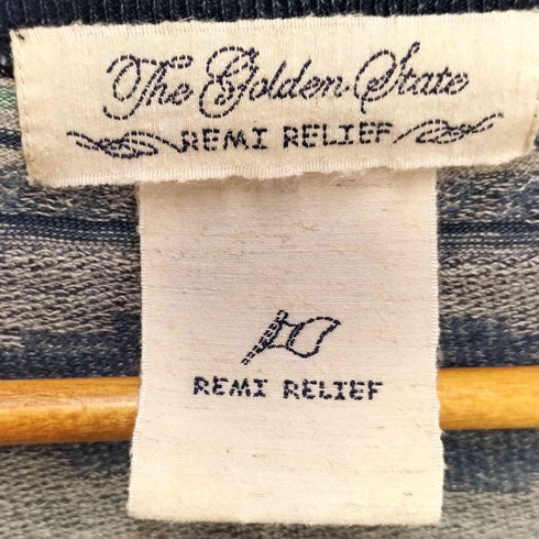 レミレリーフ REMI RELIEF 総柄 コンチョ釦 カーディガン レディース import:S