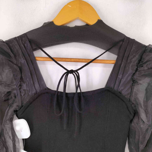 アメルジュ amerge ニット切替ワンピース レディース JPN:M