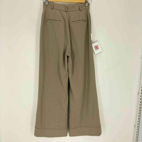 アニュアンス anuans ウール ブレンド ツイル ワイド フレアパンツ レディース JPN:S