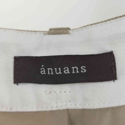 アニュアンス anuans ウール ブレンド ツイル ワイド フレアパンツ レディース JPN:S