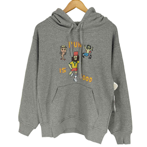 BIG WAVE RUN IS GOOD HOODY メンズ XL